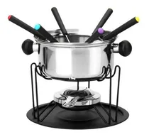 Comprar Conjunto Kit Fondue Aluminio Chocolate Queijo - 11 Peças 