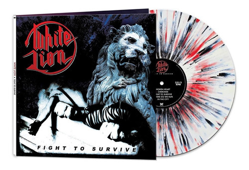 Lp White Lion Fight To Survive - Versión de álbum estándar de importación de White Lacrado