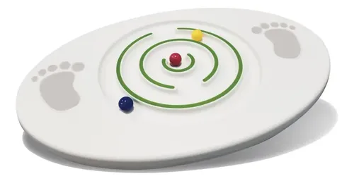 Joonly Tabla de equilibrio balancín mecedora para niños con 5 bolas de madera para entrenamiento sensorial, equipo de entrenamiento de equilibrio, juguete de actividades para interiores y exteriores Joonly Tabla de equilibrio balancín mecedora para niños con 5 bolas de madera para entrenamiento sensorial, equipo de entrenamiento de equilibrio, juguete de actividades para interiores y exteriores