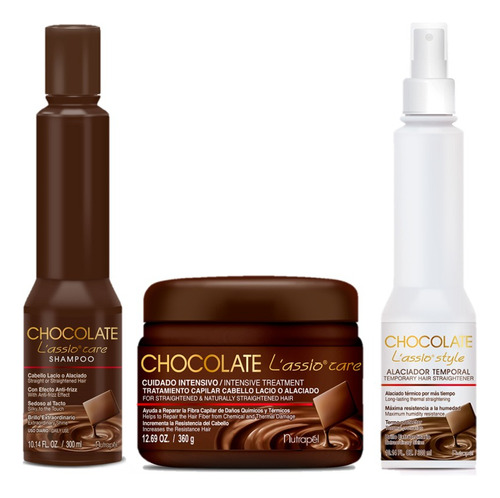 Kit Mantenimiento Alaciados Perfectos Chocolate Anti-frizz