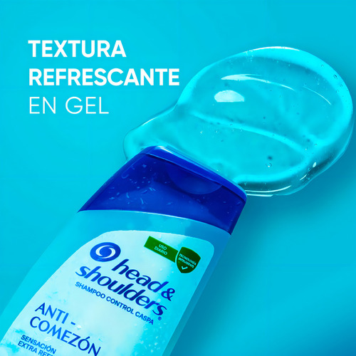 Shampoo Head & Shoulders Anti-comezón Con Menta 375ml