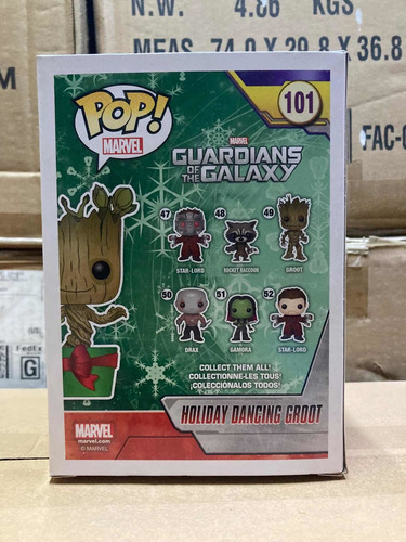 Holiday Dancing Groot 101 Guardians Galaxy Marvel Funko Pop
