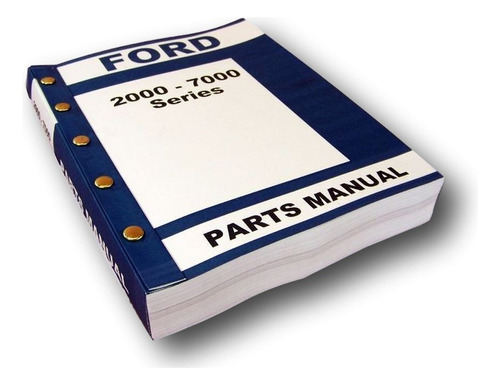 Catalogo Manual Pieza Para Ford Serie Tractor