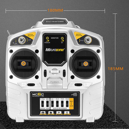A*gift Transmisor De Radio Mc6c 2.4ghz 6ch Con Mc6c 7rb