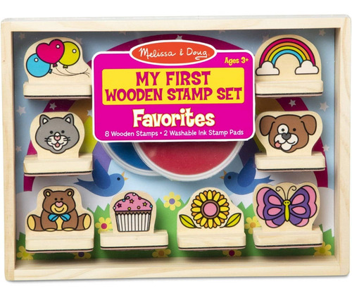 Juego De Sellos De Madera My First De Melissa Amp Doug Favor