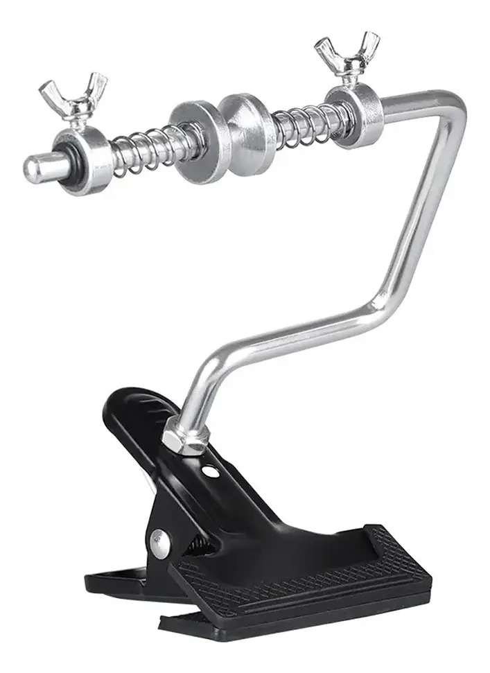 Porta Bobina Sopapa Carga Reel Rotativo Frontal Fly Pesca Color Pinza