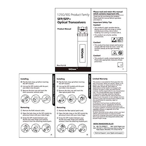 Módulo Transceptor De Fibra Gigabit Multimodo Sfp 1000base-s