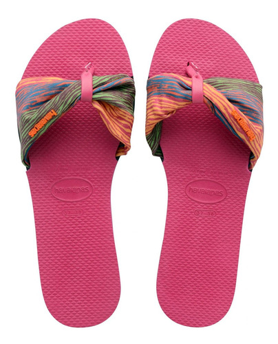 Sandalias Havaianas You St Trop Rosa Electrico