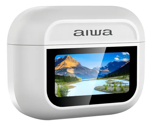 Auriculares In-ear Inalámbricos Aiwa Awtwsgprow Noise Cancelling Blanco
