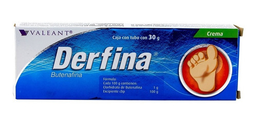 Derfina Crema  Pie De Atleta Escamas Tiña Mal Olor  30 Gr