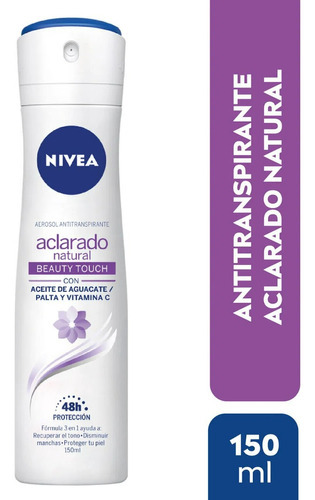 Nivea Deo (w) Sp. 150 Ml. Aclarado Natural