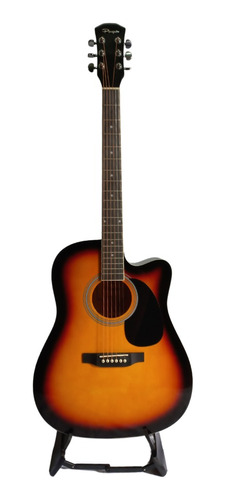 Outlet Guitarra Acústica Parquer Custom Corte Sunburst (Reacondicionado)