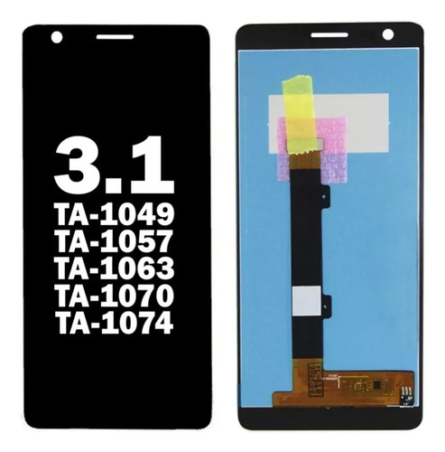 Modulo Compatible Nokia 3.1 Display Tactil S/marco