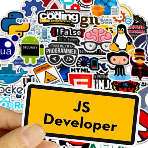 Adesivos Criativos Programação Dev Sortidos Geek 50 Unidades