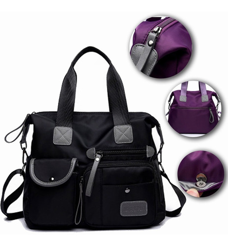 Bolso Bandolera De Mujer Hombro Impermeable Gran Capacidad.