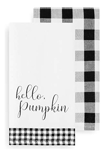 Elrene Home Fashions Farmhouse Living Otoño Hello Pumpkin An