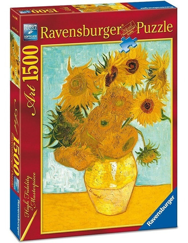 Rompecabezas Van Gogh: Girasoles 1500 Piezas Ravensburger 