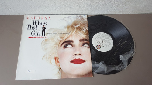 Disco Acetato Madonna Who's That Girl Picture Soundtrack