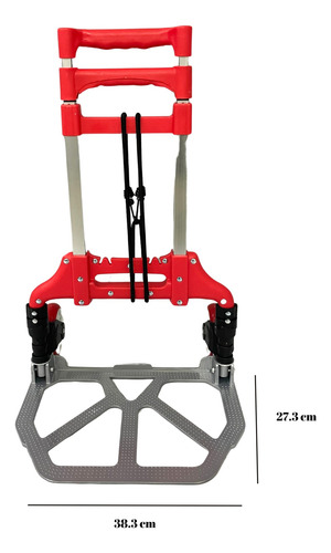 Diablo De Carga Plegable Feiteli Extensible 70 Kg Con Liga