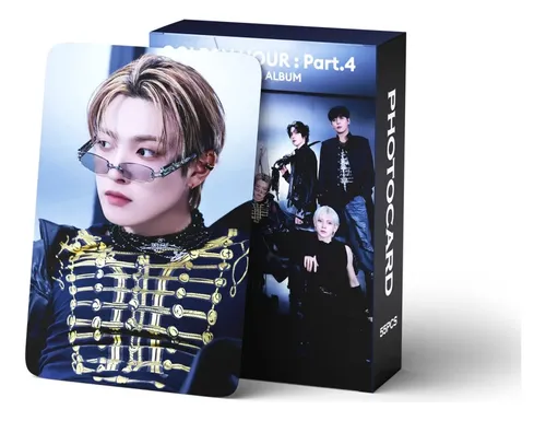 55 Pcs Ateez Golden Hour Part.4 Cards Hongjoong Seonghwa