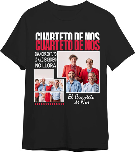 Playera Algodón Cuarteto De Nos