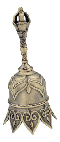 Campana De Mano Decorativa, Regalo Retro, Patrón De Bronce