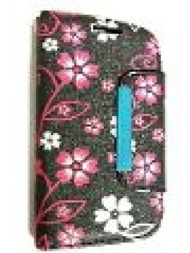 Filp Cover Billetera P/ Microsoft 535 Con Diseño Flores
