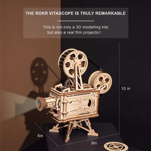 Rokr Rompecabezas De Madera 3d Vitascope Para Adultos - Kits