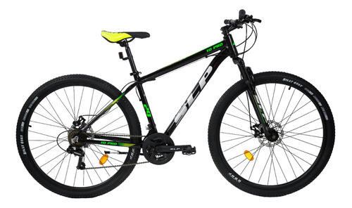 Bicicleta Slp Mtb 10 Pro 2023 Aluminio R29 Shimano 21v Color Negro/gris/verde Tamaño Del Cuadro L