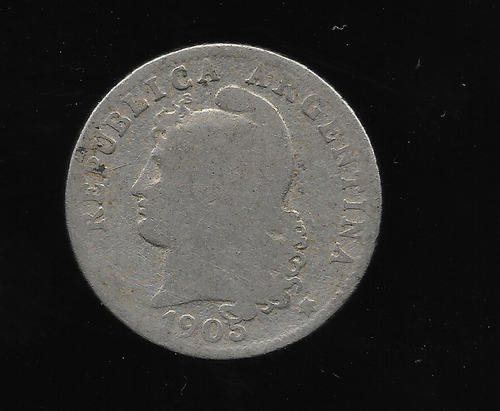Ltc534. Moneda Nacional De 20 Centavos De 1905.