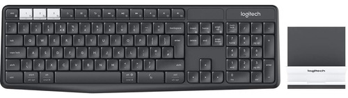 Teclado Logitech K375s Wireless/ Negro