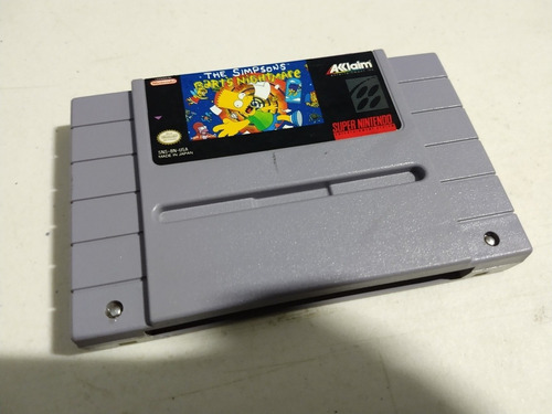 The Simpson Bart's Nightmare Snes