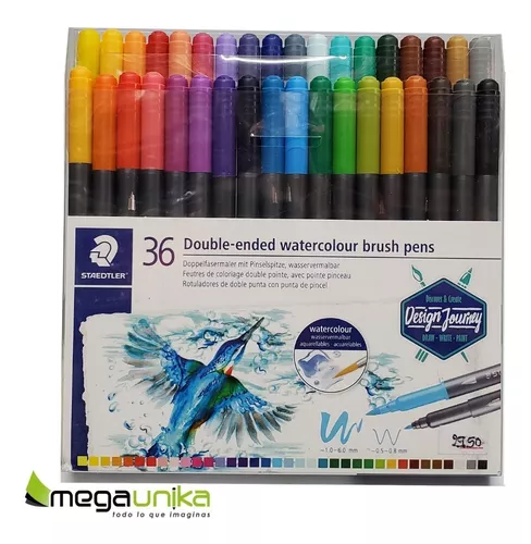 Rotuladores Acuarelables Doble Punta 36c Lettering Staedtler