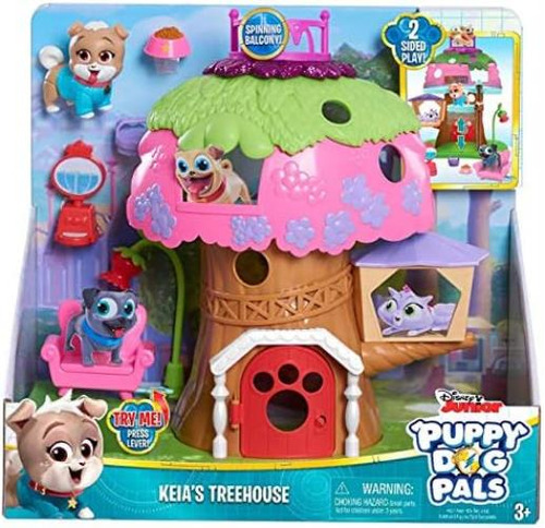 Puppy Dog Pals Keias Treehouse Juego 2 Caras, Incluye 7 Con