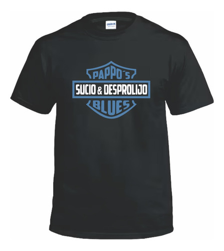 Remera Rock Nacional - Pappo´s Blues 100% Algodón