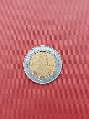 Monedas Coleccionables De 5 Pesos Bicentenario Y Centenario