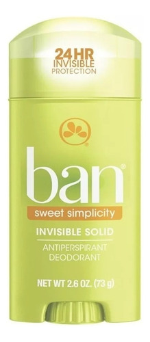 Desodorante Ban Antitranspirante Sweet Simplicity 73g Pack c/2