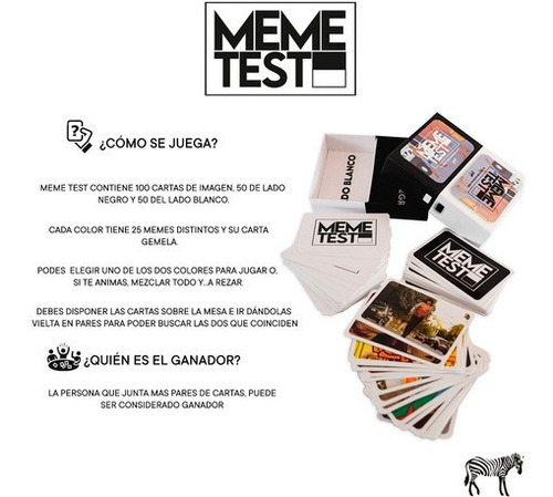 Imagen 4 de 6 de Juego De Mesa Meme Test Casa Fight Previa Risas Cartas