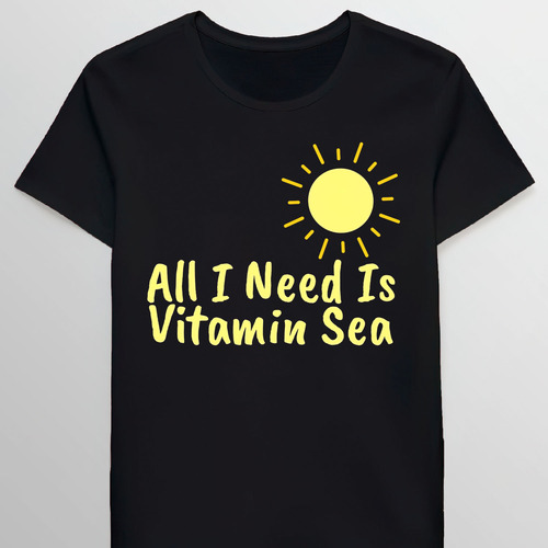 Remera All I Need Is Vitamin Sea 72756853