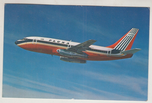 Uruguay Postal Aerolineas Pluna Avion Boeing 737-200 Vintage