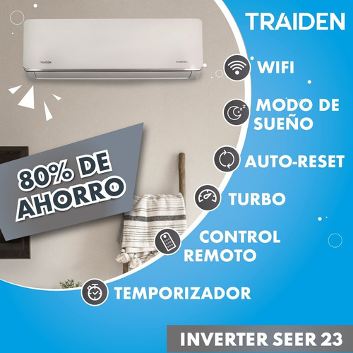 Traiden Inverter 23 E/mtci122c Blanco 220v Blanco