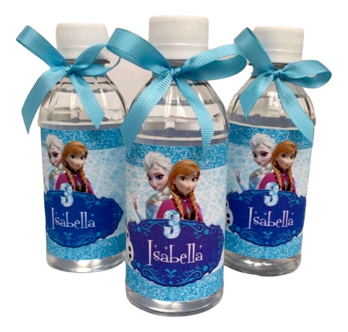 10 Frozen Botella Para Agua Frozen Personalizado