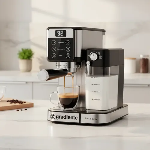Cafeteira Espresso Latte Easy Touch Inox Gradiente 220v