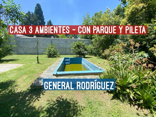 Casa Venta General Rodriguez 3 Ambientes 