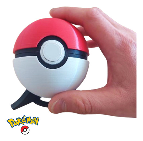 Pokemon Pokeball Bola Grande Blanca Roja+ Base Cosplay Anime