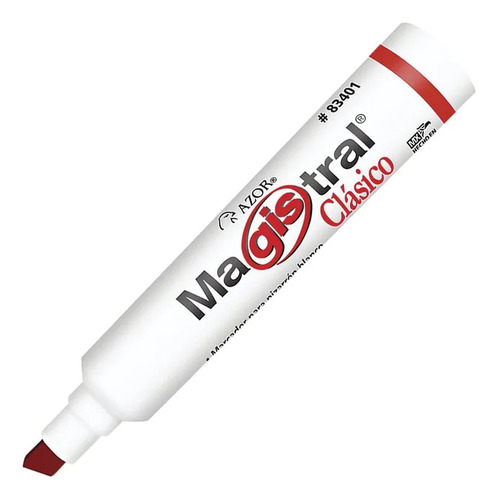 Marcador Para Pizarron Grueso Cja/12 Magistral Rojo Rojo