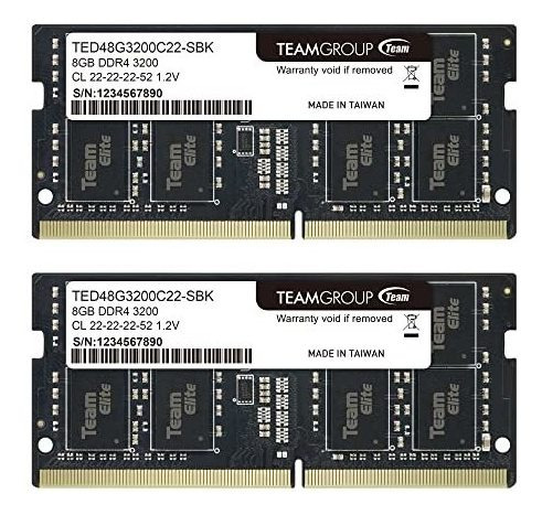 Elite De Grupo De Equipo Ddr4 16gb Kit (2 X 8gb) 76whj