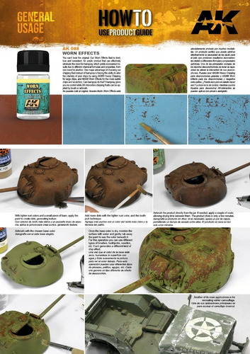 Ak Interactive Ak088 Worn Effects 1/48 1/72 1/35