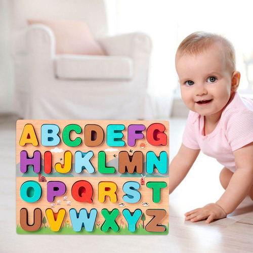 Puzzles Niños Edades 2-4 Actividades De Alfabeto 