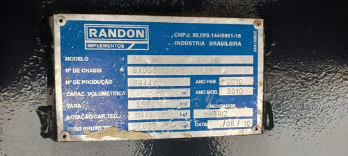 Imagem 9 de 13 de Bitrem Graneleiro Randon 2010 7.10mt./assoal.chapa 9h34